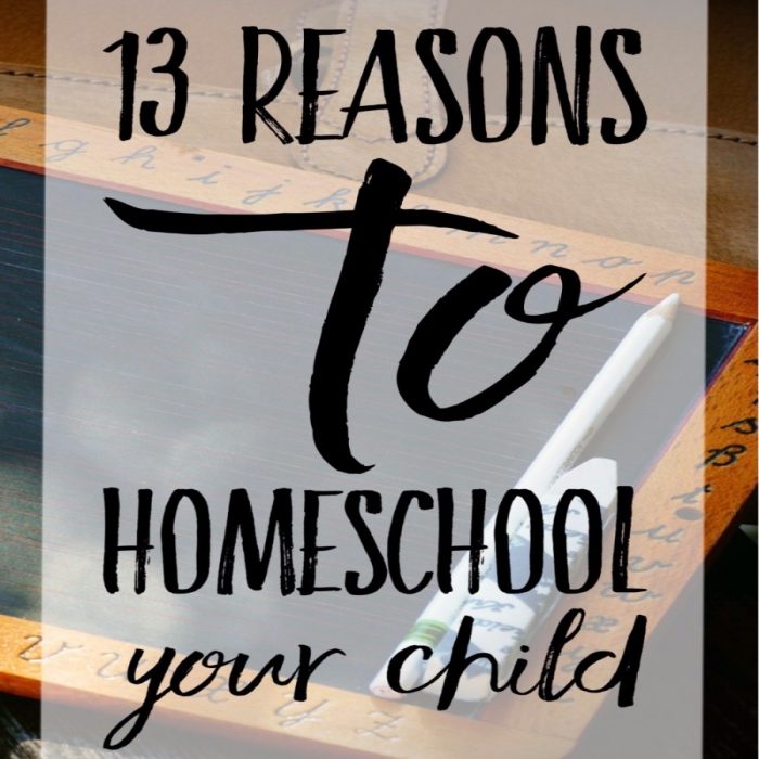 13 Goods Reasons to home school